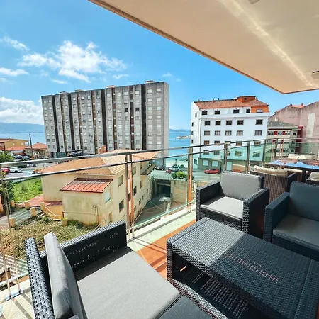 Apartamento Carabuxeira Playa Sanxenxo Exterior foto